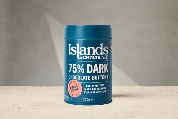 Islands Chocolate 75% Dark Chocolate Buttons