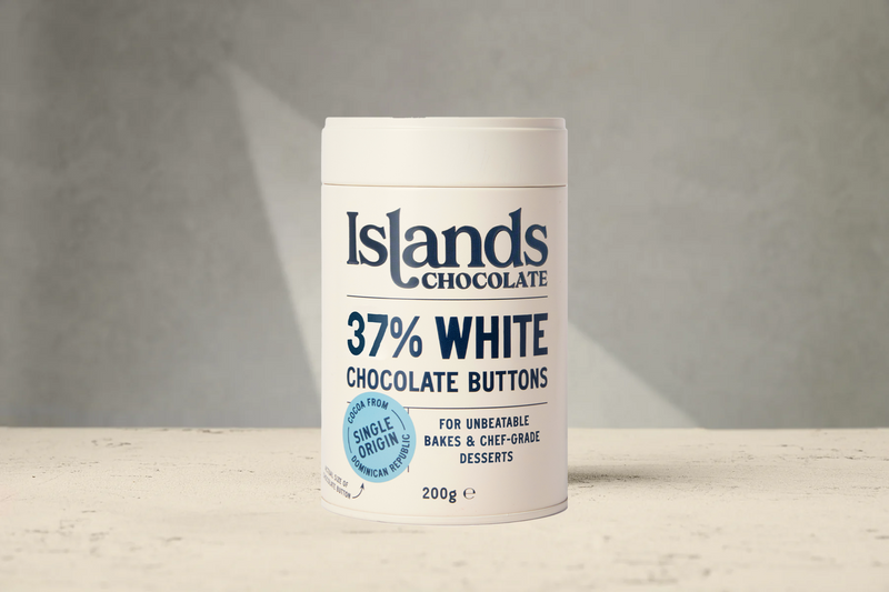Islands Chocolate 37% White Chocolate Buttons