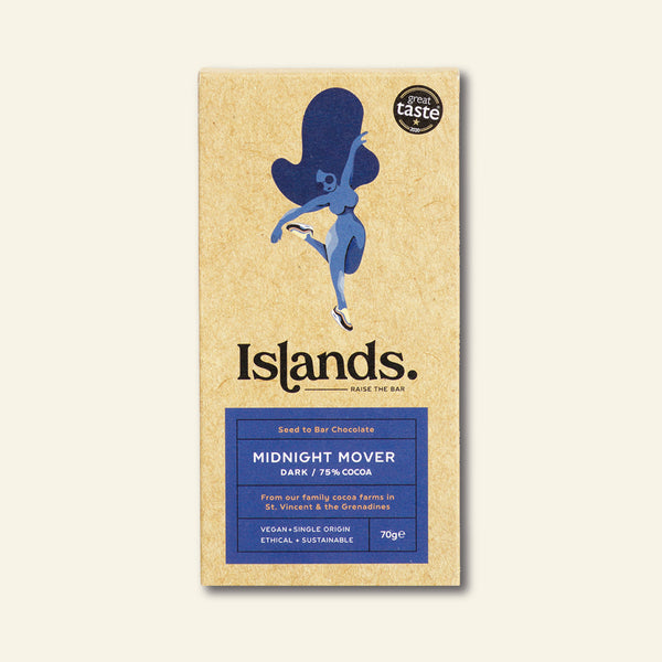 ISLANDS -75% Midnight Mover Bar - 70g